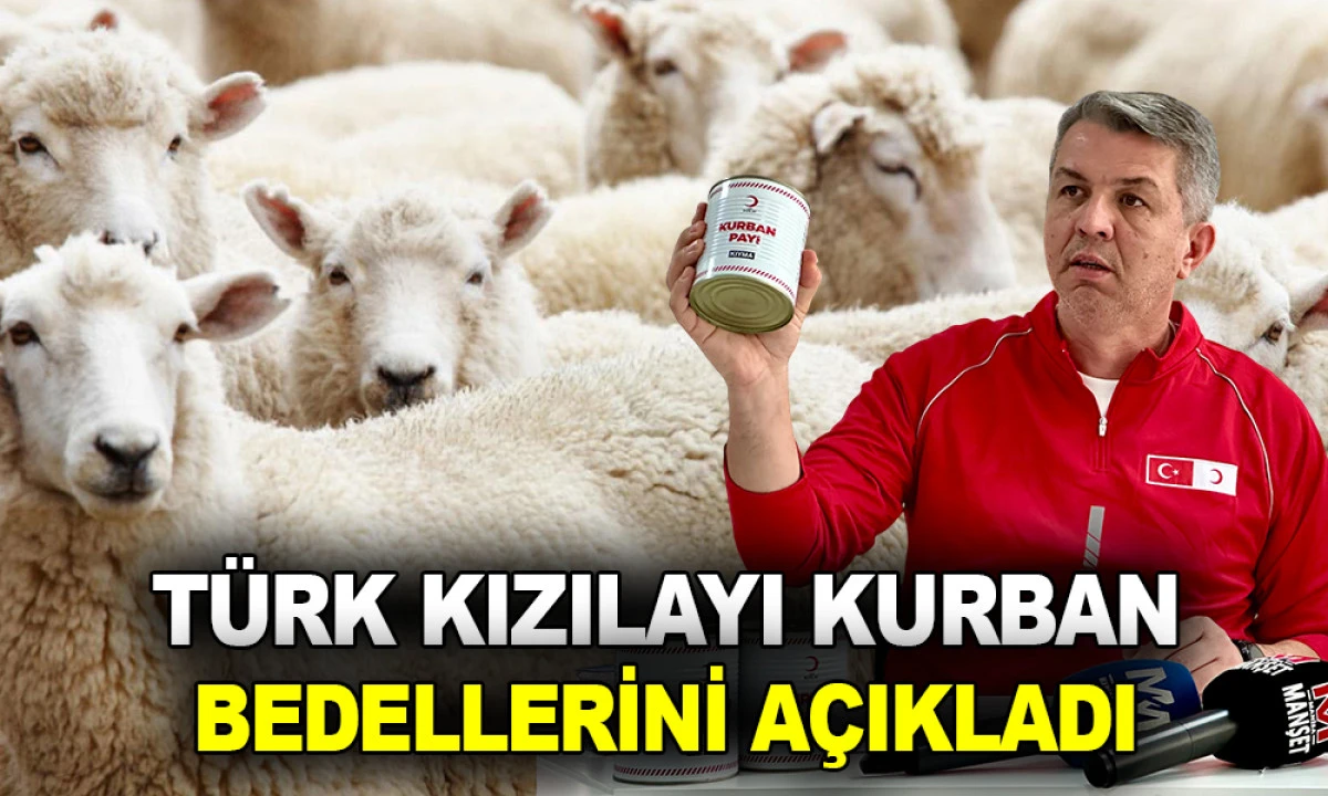 T&Uuml;RK KIZILAYI KURBAN BEDELLERİNİ A&Ccedil;IKLADI