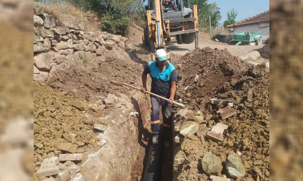 Yeni yerleşim alanına ek kanalizasyon hattı