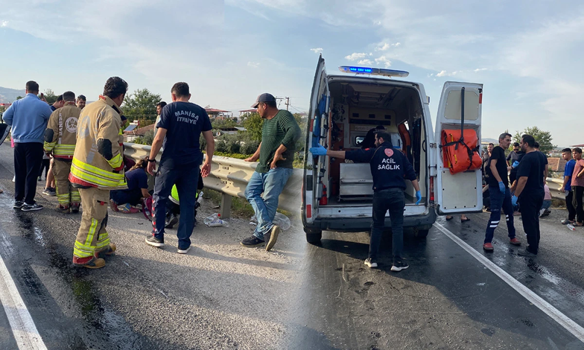 Yola Döküldü, Bir Anda Ortalık Karıştı: Yaralılar Var