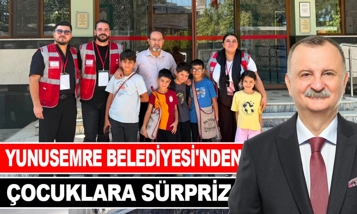 YUNUSEMRE BELEDİYESİ'NDEN S&Uuml;RPRİZ