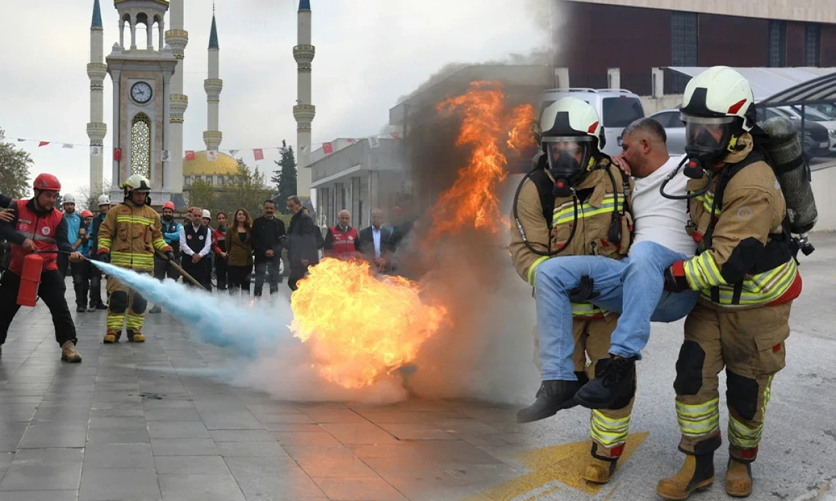 YUNUSEMRE’DE DEPREM TATBİKATI