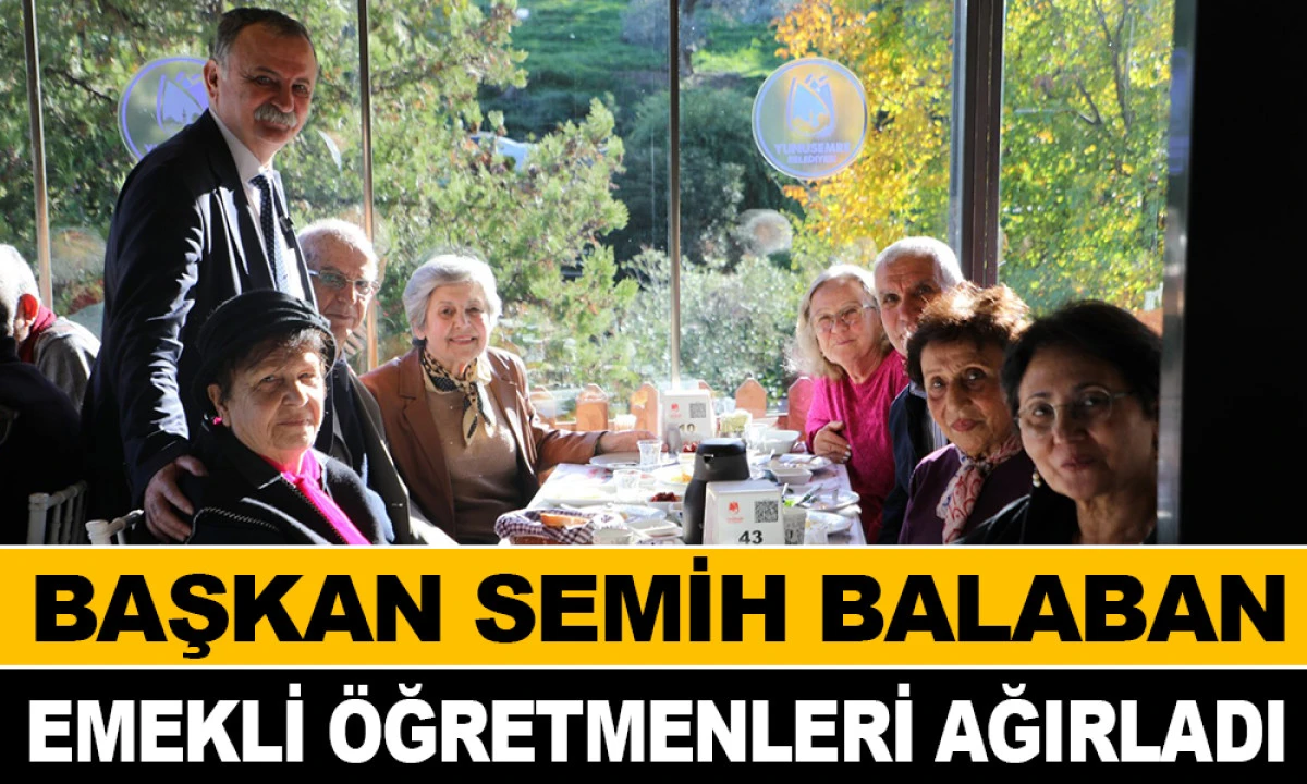 YUNUSEMRE'DE EMEKLİ ÖĞRETMENLERE VEFA ÖRNEĞİ