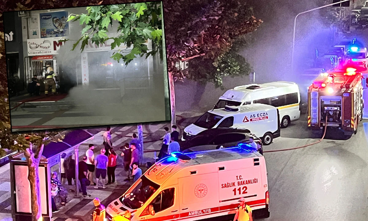 YUNUSEMRE'DE KORKUTAN YANGIN