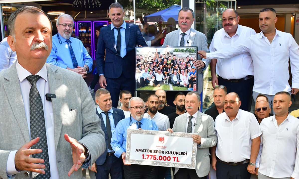 YUNUSEMRE'DEN AMAT&Ouml;R SPORA 1 MİLYON 775 BİN TL&rsquo;LİK DESTEK